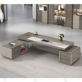 Bàn Làm Việc Cao Cấp Gỗ Thiết Kế BLVCCG018